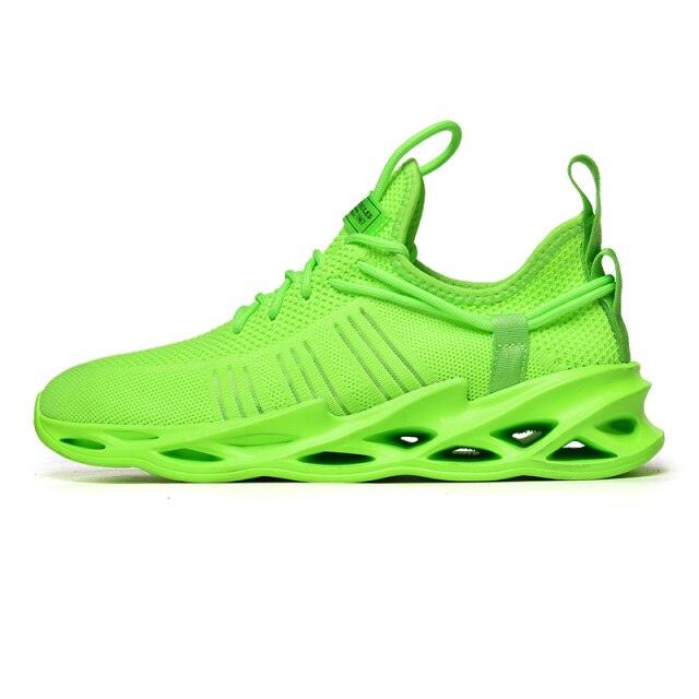 Sport New Mens Sneakers Breathable Running Shoes Outdoor Running Tennis Blade Sneakers Sport Fashion Comfortable Casual Couples Gym Mens Casual Walking Sneakers Stevvex