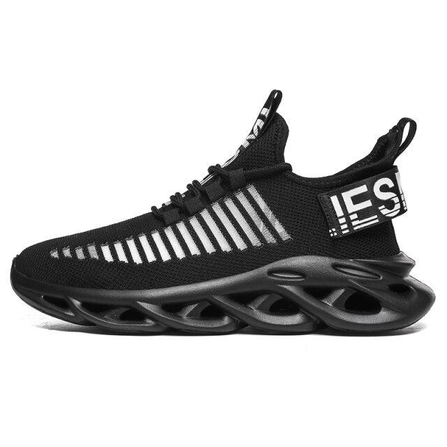 Sport New Mens Sneakers Breathable Running Shoes Outdoor Running Tennis Blade Sneakers Sport Fashion Comfortable Casual Couples Gym Mens Casual Walking Sneakers Stevvex