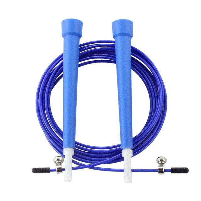 Sport Speed Jump Rope Professional Skipping Rope Adjustable Length Ergonomic Design Jumping Ropes For Speed Workout Ideal For Boxing Fitness Skip Workout Training Stevvex