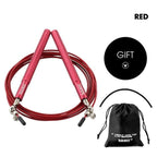 Sport Speed Jump Rope Professional Skipping Rope Adjustable Length Ergonomic Design Jumping Ropes For Speed Workout Ideal For Boxing Fitness Skip Workout Training Stevvex