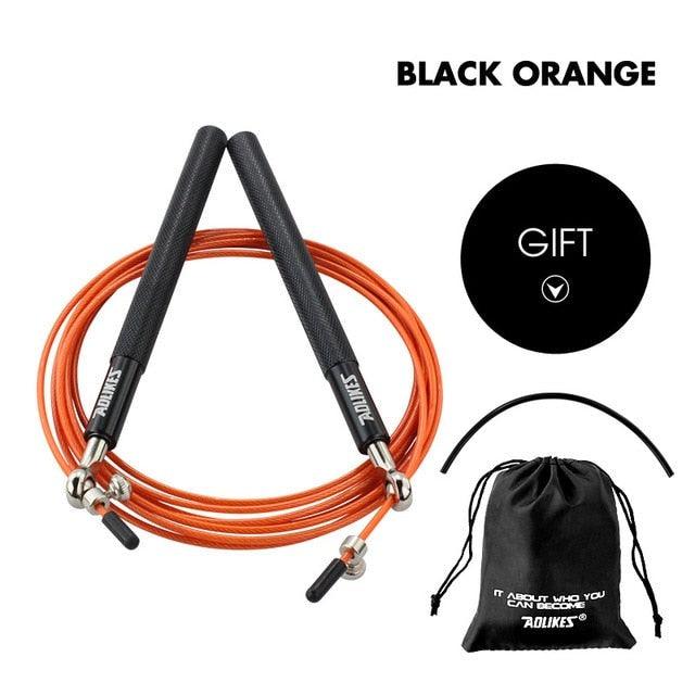 Sport Speed Jump Rope Professional Skipping Rope Adjustable Length Ergonomic Design Jumping Ropes For Speed Workout Ideal For Boxing Fitness Skip Workout Training Stevvex