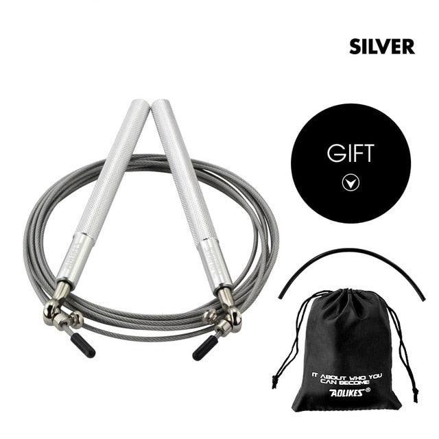 Sport Speed Jump Rope Professional Skipping Rope Adjustable Length Ergonomic Design Jumping Ropes For Speed Workout Ideal For Boxing Fitness Skip Workout Training Stevvex