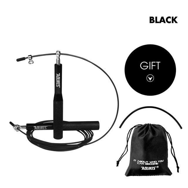 Sport Speed Jump Rope Professional Skipping Rope Adjustable Length Ergonomic Design Jumping Ropes For Speed Workout Ideal For Boxing Fitness Skip Workout Training Stevvex