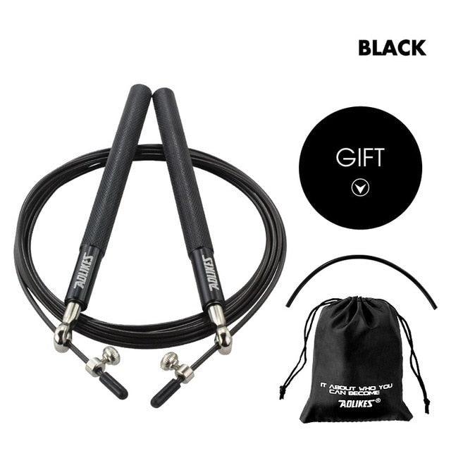 Sport Speed Jump Rope Professional Skipping Rope Adjustable Length Ergonomic Design Jumping Ropes For Speed Workout Ideal For Boxing Fitness Skip Workout Training Stevvex