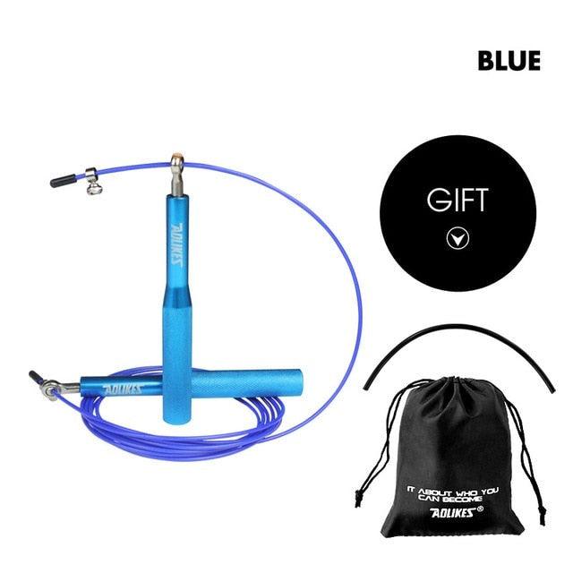 Sport Speed Jump Rope Professional Skipping Rope Adjustable Length Ergonomic Design Jumping Ropes For Speed Workout Ideal For Boxing Fitness Skip Workout Training Stevvex