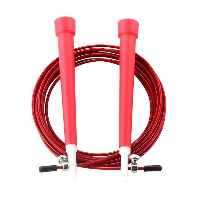 Sport Speed Jump Rope Professional Skipping Rope Adjustable Length Ergonomic Design Jumping Ropes For Speed Workout Ideal For Boxing Fitness Skip Workout Training Stevvex