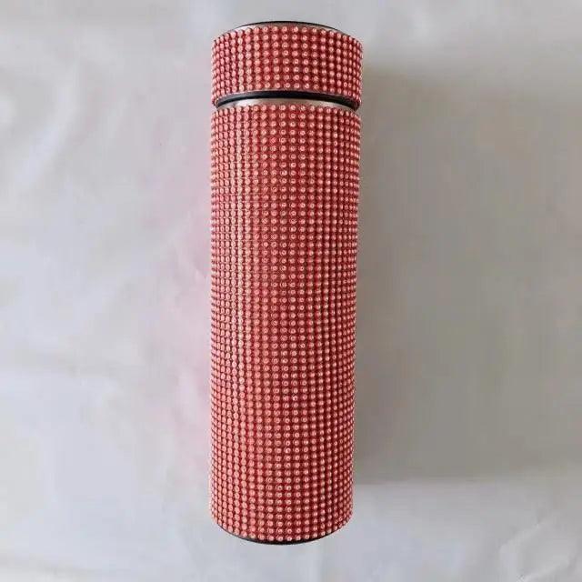 Sport Sterlling Creative Diamond Thermos Bottle Water Bottle Stainless Steel Smart Temperature Display Vacuum Flask Mug Gift for Men Women Stevvex