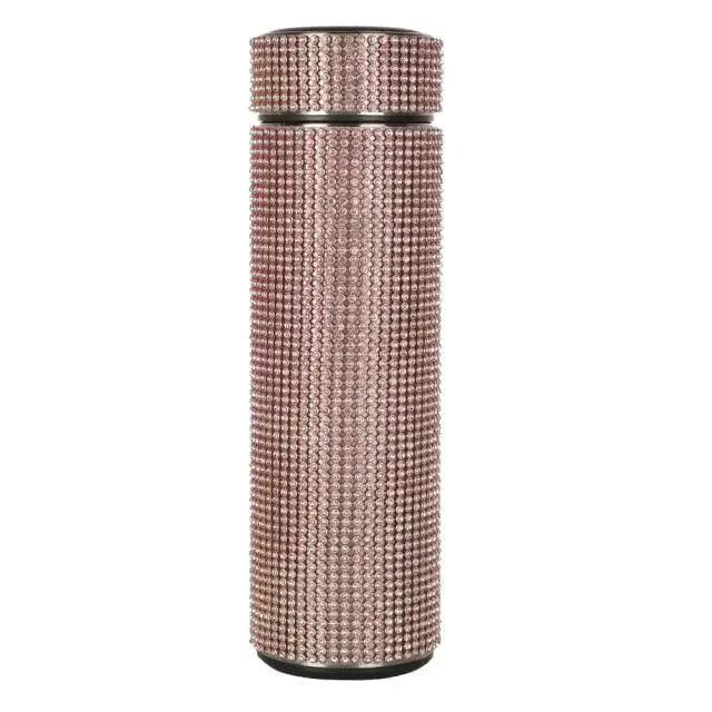 Sport Sterlling Creative Diamond Thermos Bottle Water Bottle Stainless Steel Smart Temperature Display Vacuum Flask Mug Gift for Men Women Stevvex