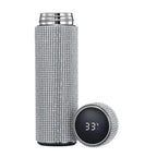 Sport Sterlling Creative Diamond Thermos Bottle Water Bottle Stainless Steel Smart Temperature Display Vacuum Flask Mug Gift for Men Women Stevvex