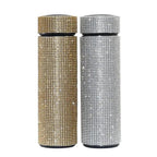 Sport Sterlling Creative Diamond Thermos Bottle Water Bottle Stainless Steel Smart Temperature Display Vacuum Flask Mug Gift for Men Women Stevvex