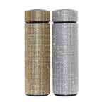Sport Sterlling Creative Diamond Thermos Bottle Water Bottle Stainless Steel Smart Temperature Display Vacuum Flask Mug Gift for Men Women Stevvex