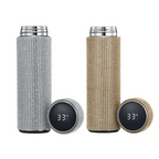 Sport Sterlling Creative Diamond Thermos Bottle Water Bottle Stainless Steel Smart Temperature Display Vacuum Flask Mug Gift for Men Women Stevvex