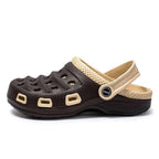 Sport Summer Flip Flop Slipper Mans Summer Sandals Working Gym Non Slip Water Shoes With Adjustable Strap Lightweight Slip On Leather Clogs