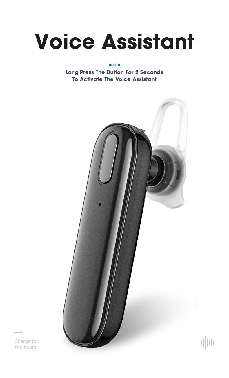 Sport Wireless Earbuds With Mic For Cycling Driving HD Call Bluetooth Noise Isolating Wireless Earbuds Single Headphone Microphone Touch Control Headset Waterproof Quality Voice Sport Earphones For Outdoor Running Gym Workout Stevvex