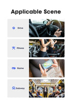 Sport Wireless Earbuds With Mic For Cycling Driving HD Call Bluetooth Noise Isolating Wireless Earbuds Single Headphone Microphone Touch Control Headset Waterproof Quality Voice Sport Earphones For Outdoor Running Gym Workout Stevvex