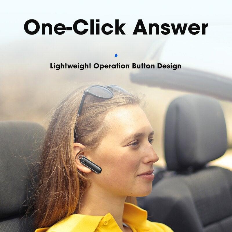 Sport Wireless Earbuds With Mic For Cycling Driving HD Call Bluetooth Noise Isolating Wireless Earbuds Single Headphone Microphone Touch Control Headset Waterproof Quality Voice Sport Earphones For Outdoor Running Gym Workout Stevvex