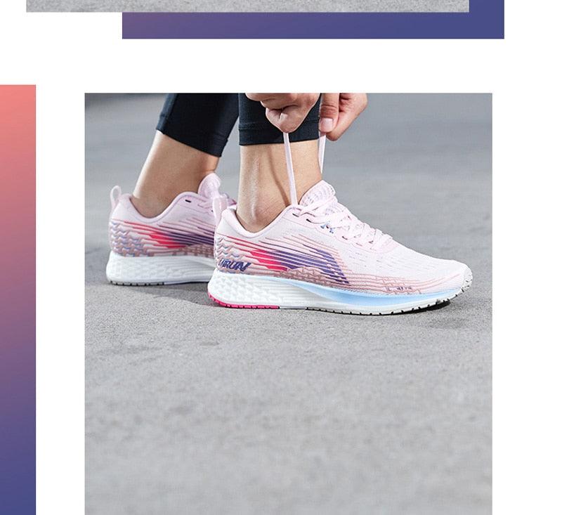 Sport Women Racing Marathon Cushion Running Sneakers Walking Tennis Lightweight Breathable Memory Foam Sport Sneakers For Athletic Gym Outdoor Jogging Stevvex