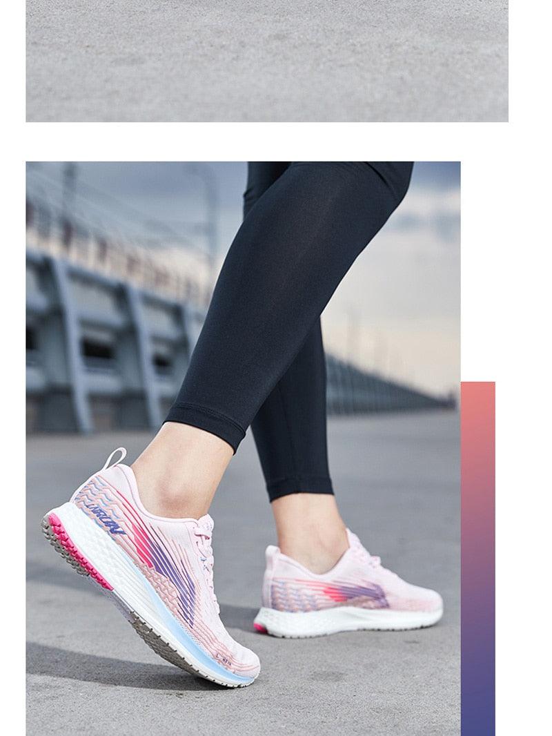 Sport Women Racing Marathon Cushion Running Sneakers Walking Tennis Lightweight Breathable Memory Foam Sport Sneakers For Athletic Gym Outdoor Jogging Stevvex