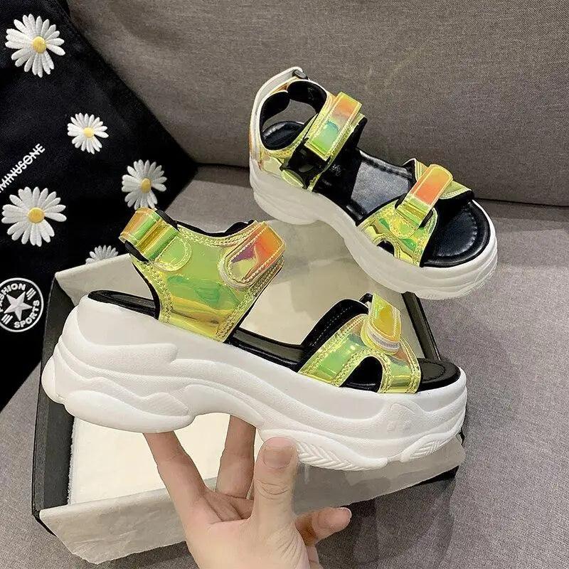 Sport Womens Colorful Sandals Cool Beach Fashion High Comfortable Stylish Women Sandals Stevvex
