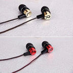 Sports Headphones Wired Gaming In Ear Earbuds Monitor Earphones With Mic Stereo Sound Volume Control  3.5mm Wired Headphones With Bass Earbuds Stereo Earphone Music Sport Gaming Headset With Mic Simple Earphones Stevvex