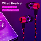 Sports Headphones Wired Gaming In Ear Earbuds Monitor Earphones With Mic Stereo Sound Volume Control  3.5mm Wired Headphones With Bass Earbuds Stereo Earphone Music Sport Gaming Headset With Mic Simple Earphones Stevvex