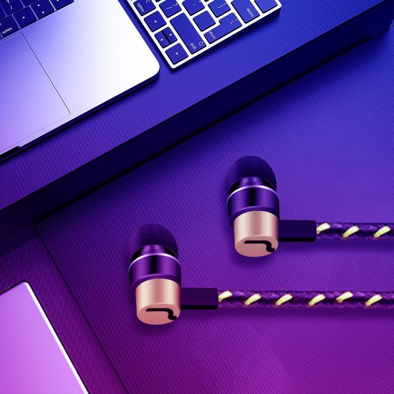 Sports Headphones Wired Gaming In Ear Earbuds Monitor Earphones With Mic Stereo Sound Volume Control  3.5mm Wired Headphones With Bass Earbuds Stereo Earphone Music Sport Gaming Headset With Mic Simple Earphones Stevvex