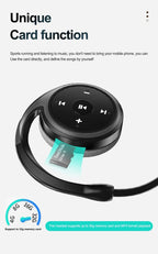 Sports Headphones Wireless Wearable Music Player Built-in Memory Sweatproof  Player Music FM Radio Wireless Headset Bluetooth Headphones Earbuds Bluetooth 5.0 Sport Outdoor Workout Hands Free Handsfree Ear Buds For Running Stevvex