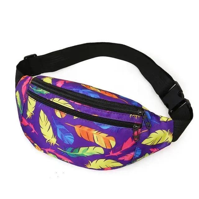 Sports Running Stylish Waist Belt Colorful Printed Cross Body Fashion Chest Bag New Travel And Outdoor Chest Bag Stevvex