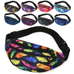 Sports Running Stylish Waist Belt Colorful Printed Cross Body Fashion Chest Bag New Travel And Outdoor Chest Bag Stevvex