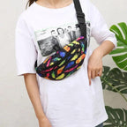 Sports Running Stylish Waist Belt Colorful Printed Cross Body Fashion Chest Bag New Travel And Outdoor Chest Bag Stevvex
