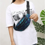 Sports Running Stylish Waist Belt Colorful Printed Cross Body Fashion Chest Bag New Travel And Outdoor Chest Bag Stevvex