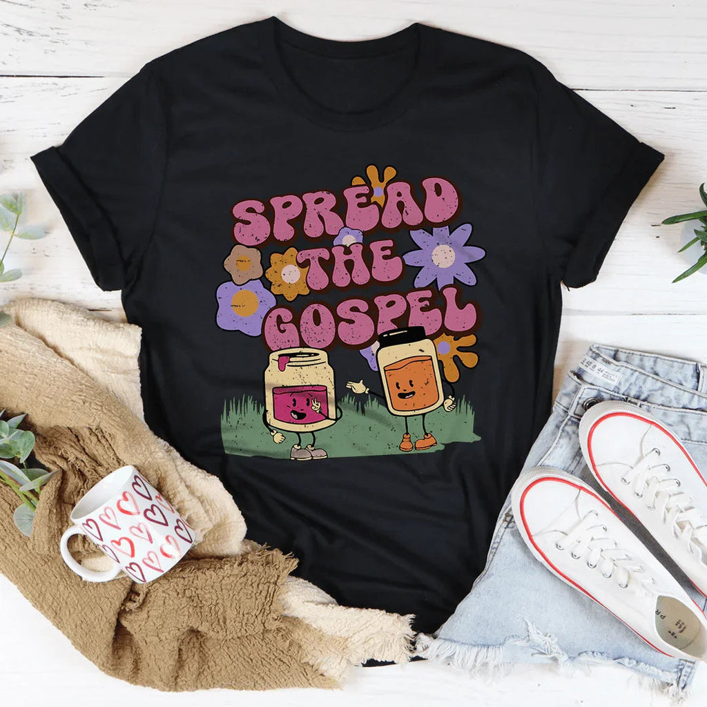 Spread The Gospel Tee Peachy Sunday