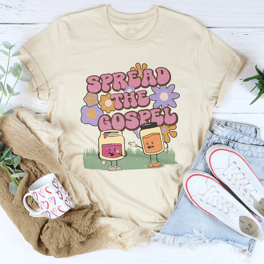 Spread The Gospel Tee Peachy Sunday
