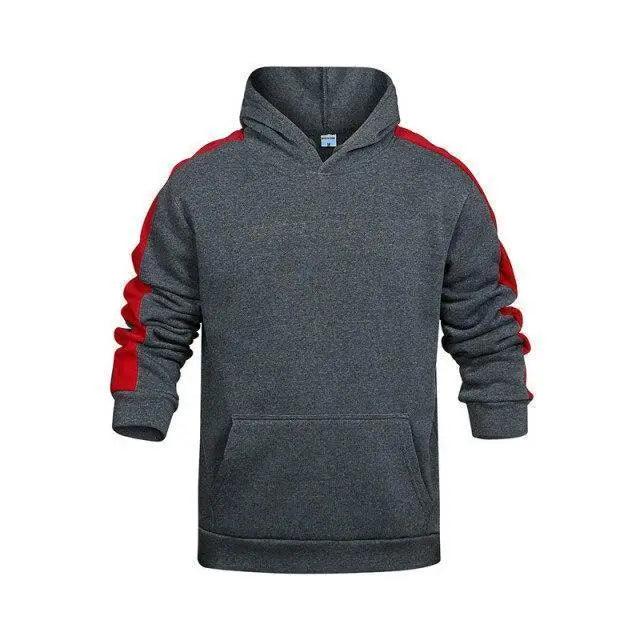 Spring Autumn Male Casual Hoodies Sweatshirts Men's Solid Color Hoodies Sweatshirt Tops Men's Hoodies Casual Classic Crew Neck Mens Hooded Sweatshirts Stevvex