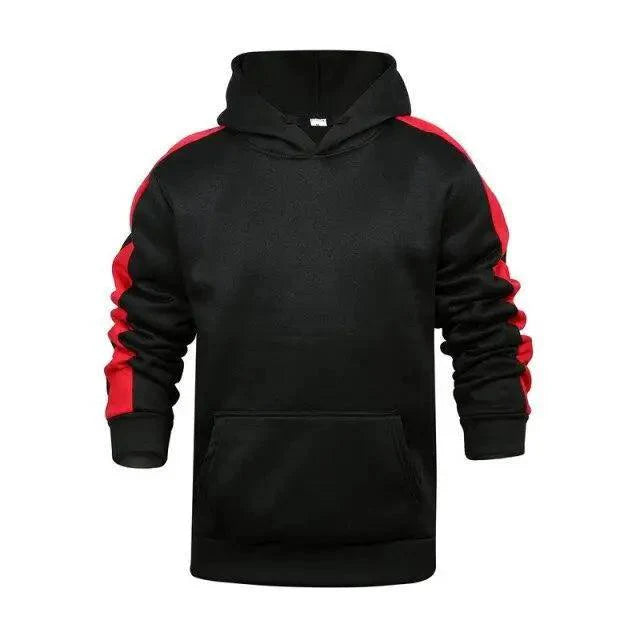 Spring Autumn Male Casual Hoodies Sweatshirts Men's Solid Color Hoodies Sweatshirt Tops Men's Hoodies Casual Classic Crew Neck Mens Hooded Sweatshirts Stevvex