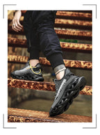 Spring Breathable Men's Sneakers Mesh Casual Shoes Blade Design Tenis Sneakers Summer White Outdoor Running Tennis Blade Sneakers Sport Fashion Comfortable Casual Gym Sneakers