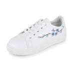 Spring Fashion Breathble Women Sneakers Leather Platform Shoes Women Lace Up Casual Shoes White Fashion Sneakers White PU Leather Platform Sneaker For Women Lace Up Walking Sneakers Stevvex