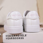 Spring Fashion Breathble Women Sneakers Leather Platform Shoes Women Lace Up Casual Shoes White Fashion Sneakers White PU Leather Platform Sneaker For Women Lace Up Walking Sneakers Stevvex