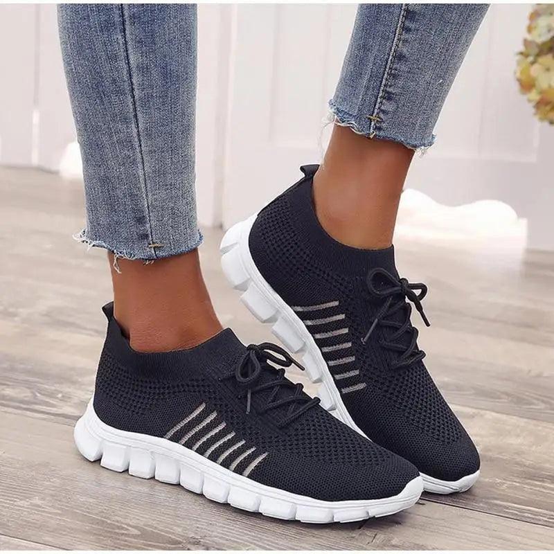 Spring Flat Women's Sneakers Casual Summer Light Mesh Breathable Sport Women Sneakers Stevvex