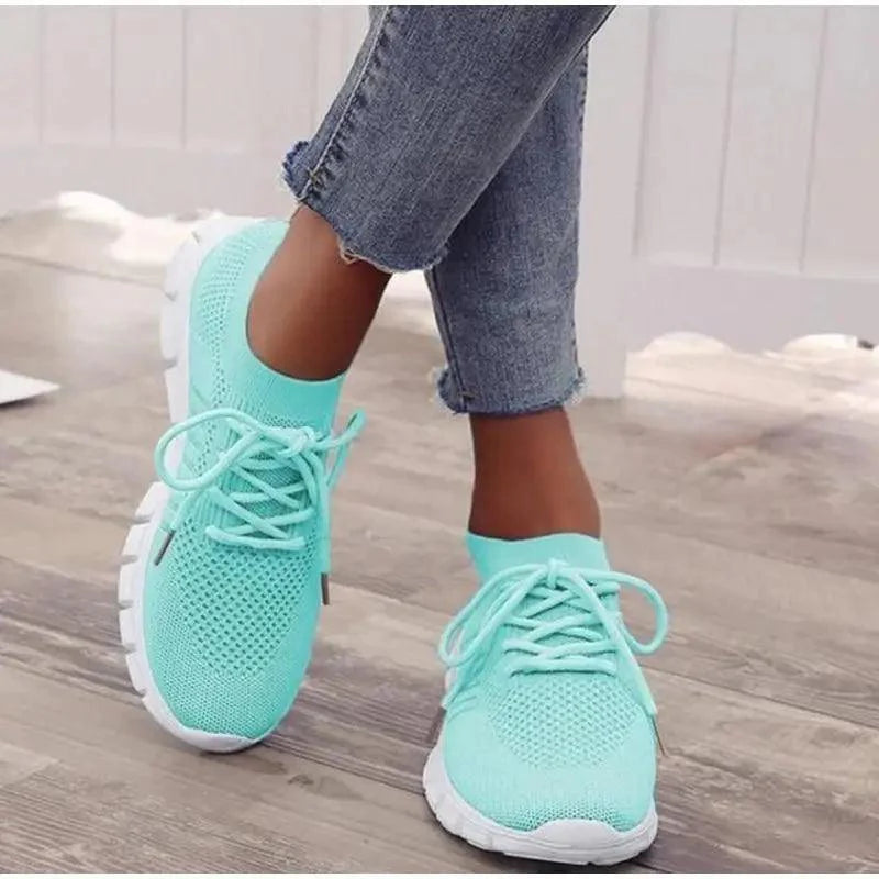 Spring Flat Women's Sneakers Casual Summer Light Mesh Breathable Sport Women Sneakers Stevvex