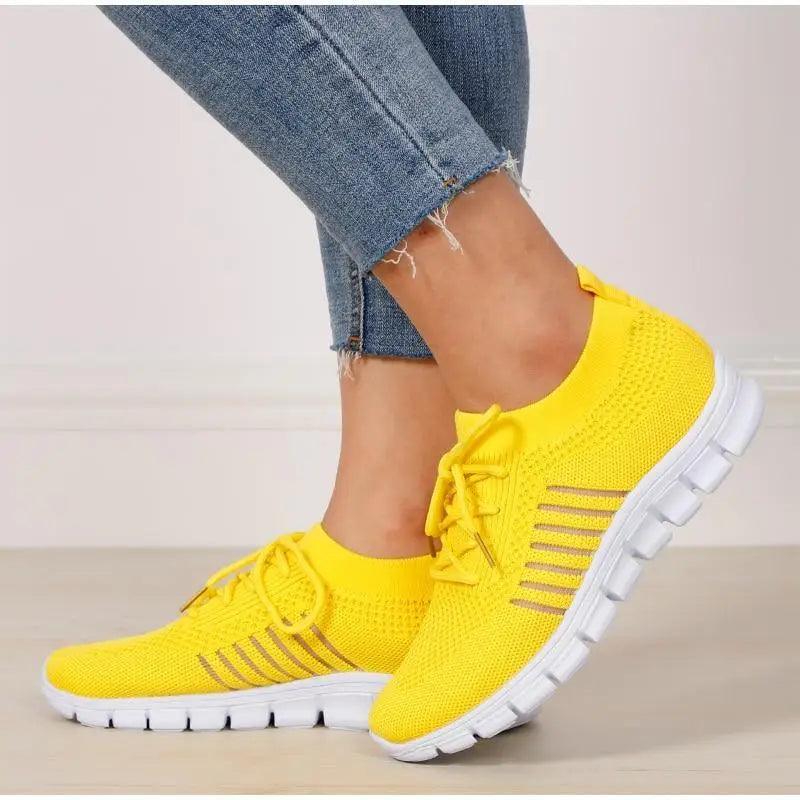 Spring Flat Women's Sneakers Casual Summer Light Mesh Breathable Sport Women Sneakers Stevvex