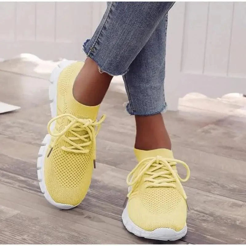 Spring Flat Women's Sneakers Casual Summer Light Mesh Breathable Sport Women Sneakers Stevvex