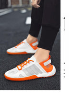 Spring Mens Slip On Casual Shoes Lightweight Comfortable Breathable Couple Walking Sneakers New Mesh Breathable Platform Fashion Running Athletic Sneakers