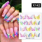 Spring Simple Green Theme Water Decal Sticker Flower Leaf Tree Summer Slider For Manicuring Nail Art Watermarks Art Decoration Manicure Tools Nail Watermark Decals iridescent Decoration Nail Self-Adhesive Decals Nail Stickers Water Transfer Fresh Nail Stevvex