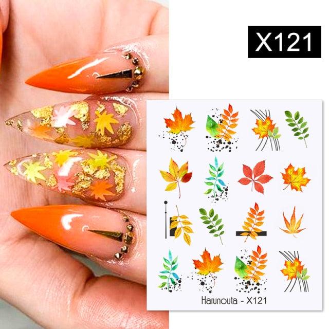 Spring Simple Green Theme Water Decal Sticker Flower Leaf Tree Summer Slider For Manicuring Nail Art Watermarks Art Decoration Manicure Tools Nail Watermark Decals iridescent Decoration Nail Self-Adhesive Decals Nail Stickers Water Transfer Fresh Nail Stevvex