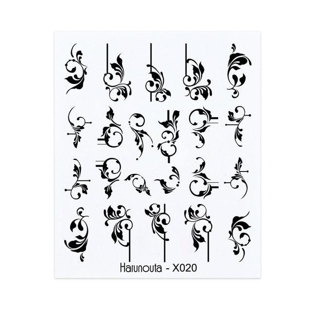 Spring Simple Green Theme Water Decal Sticker Flower Leaf Tree Summer Slider For Manicuring Nail Art Watermarks Art Decoration Manicure Tools Nail Watermark Decals iridescent Decoration Nail Self-Adhesive Decals Nail Stickers Water Transfer Fresh Nail Stevvex