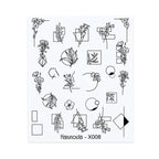 Spring Simple Green Theme Water Decal Sticker Flower Leaf Tree Summer Slider For Manicuring Nail Art Watermarks Art Decoration Manicure Tools Nail Watermark Decals iridescent Decoration Nail Self-Adhesive Decals Nail Stickers Water Transfer Fresh Nail Stevvex