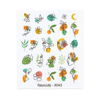Spring Simple Green Theme Water Decal Sticker Flower Leaf Tree Summer Slider For Manicuring Nail Art Watermarks Art Decoration Manicure Tools Nail Watermark Decals iridescent Decoration Nail Self-Adhesive Decals Nail Stickers Water Transfer Fresh Nail Stevvex