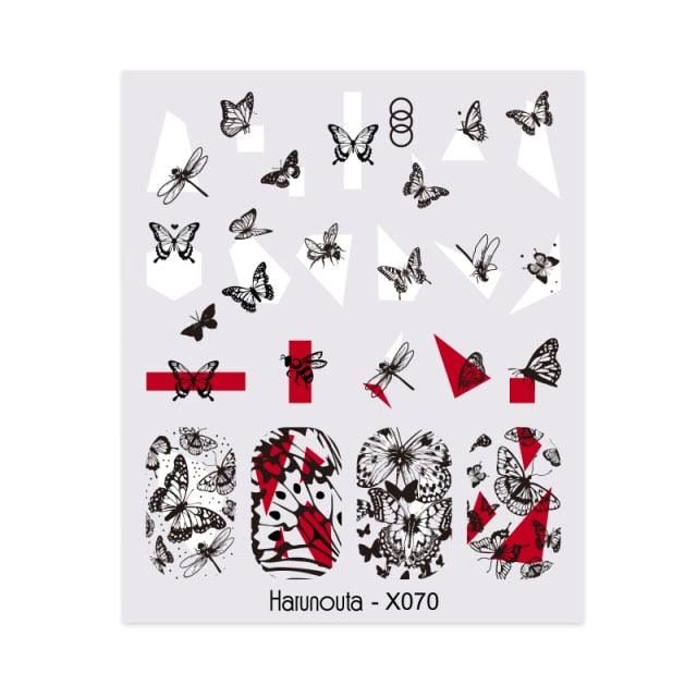 Spring Simple Green Theme Water Decal Sticker Flower Leaf Tree Summer Slider For Manicuring Nail Art Watermarks Art Decoration Manicure Tools Nail Watermark Decals iridescent Decoration Nail Self-Adhesive Decals Nail Stickers Water Transfer Fresh Nail Stevvex