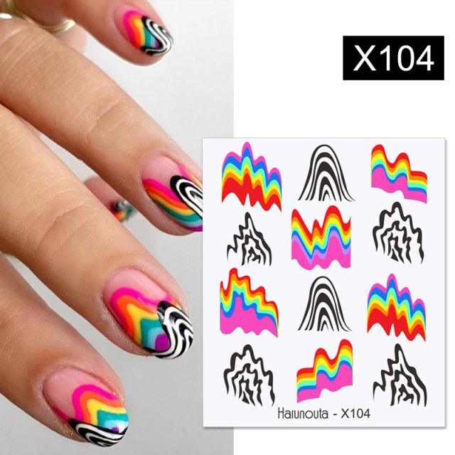 Spring Simple Green Theme Water Decal Sticker Flower Leaf Tree Summer Slider For Manicuring Nail Art Watermarks Art Decoration Manicure Tools Nail Watermark Decals iridescent Decoration Nail Self-Adhesive Decals Nail Stickers Water Transfer Fresh Nail Stevvex